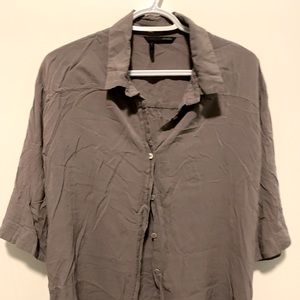 Obakki Taupe Button Up Shirt